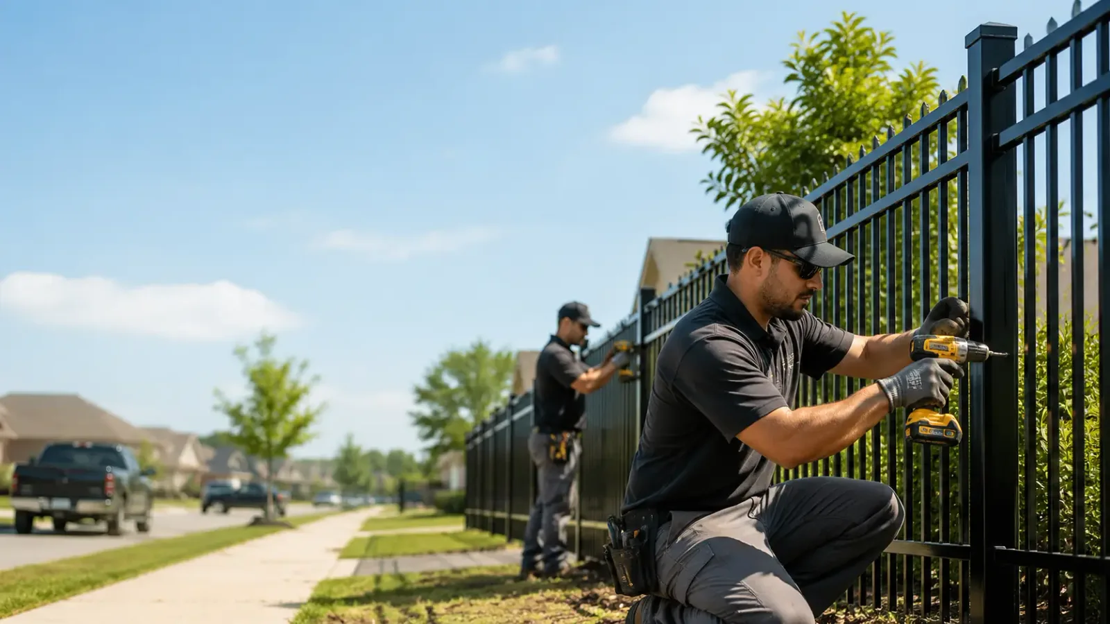 Metal Fence Installation in Middleton, MA